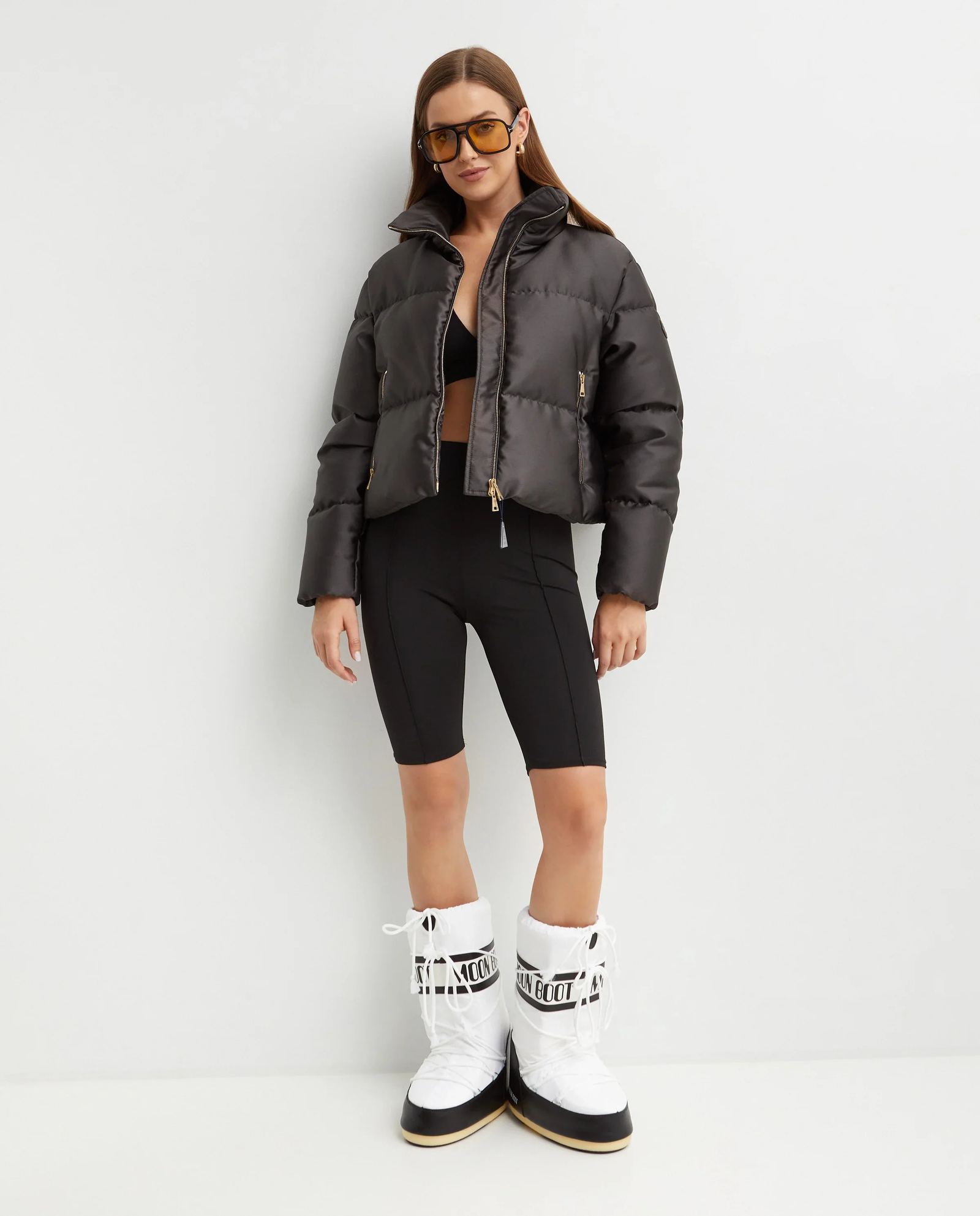 Ciemnoszara puchowa kurtka Bonnelles - Image #2