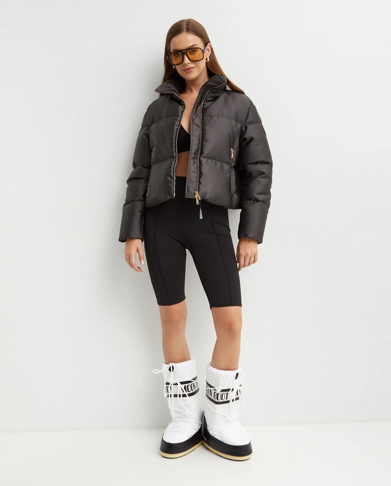 Ciemnoszara puchowa kurtka Bonnelles - Image #2