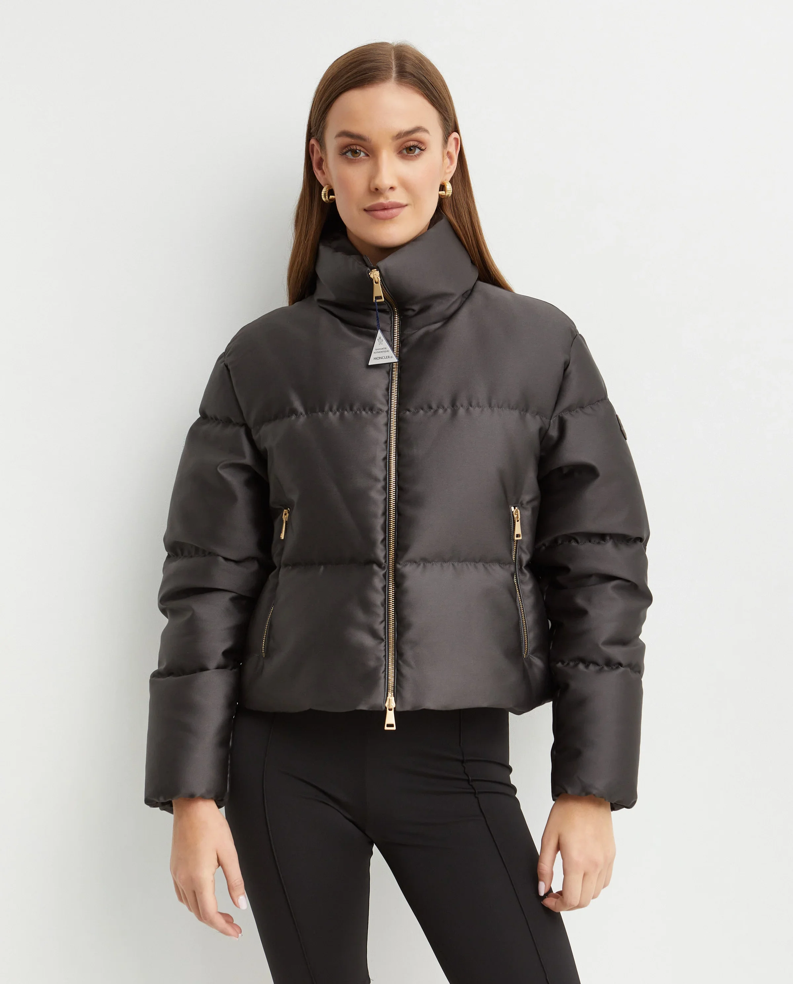 Ciemnoszara puchowa kurtka Bonnelles - Image #0