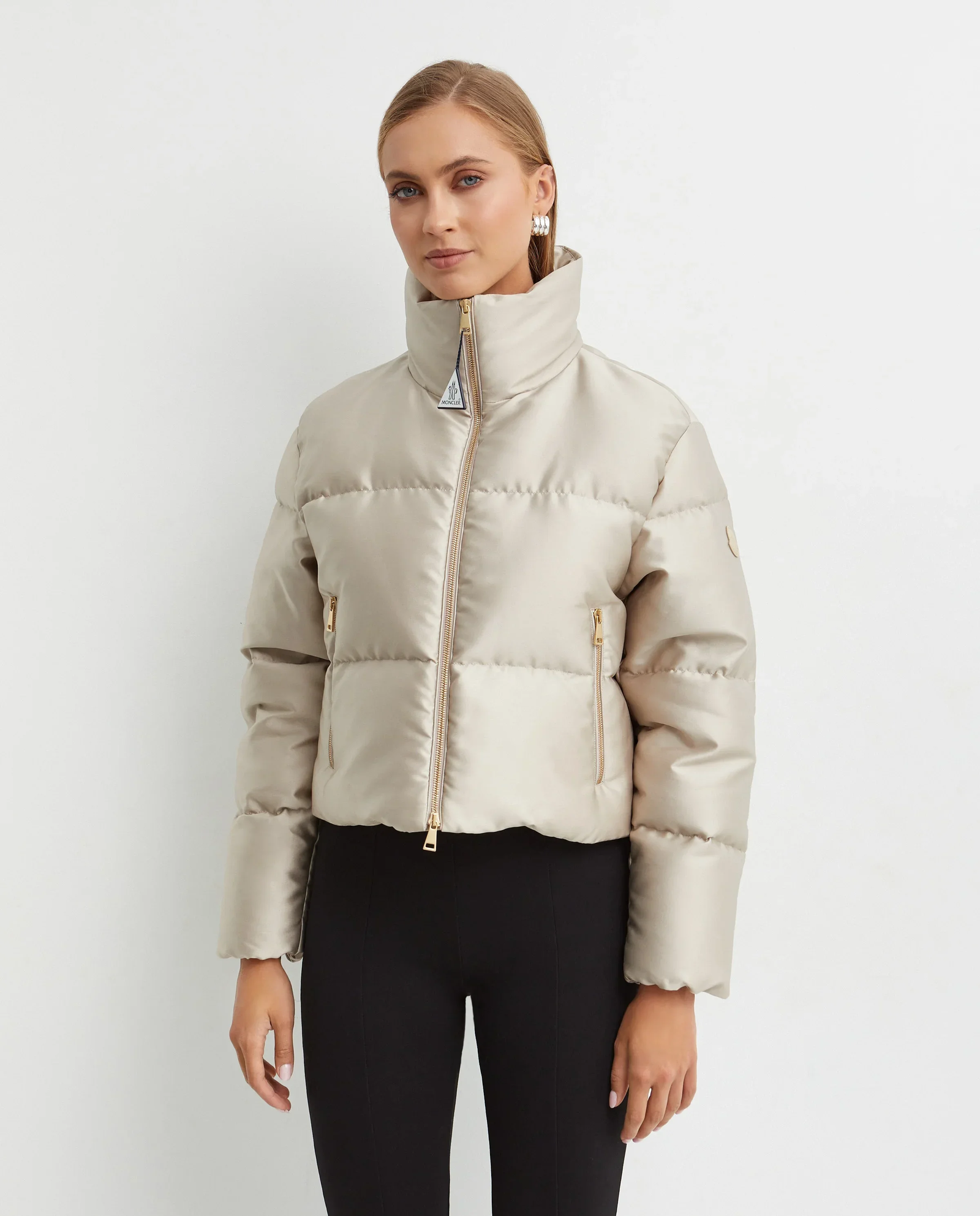 Beżowa puchowa kurtka Bonnelles - Image #0