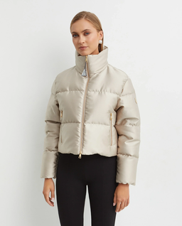 Beżowa puchowa kurtka Bonnelles - Image #0