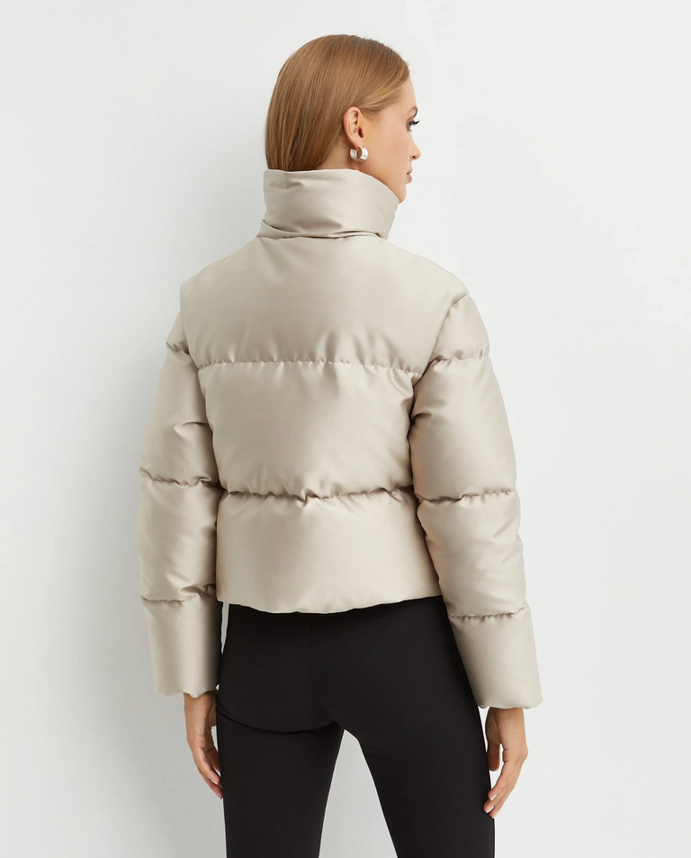 Beżowa puchowa kurtka Bonnelles - Image #4