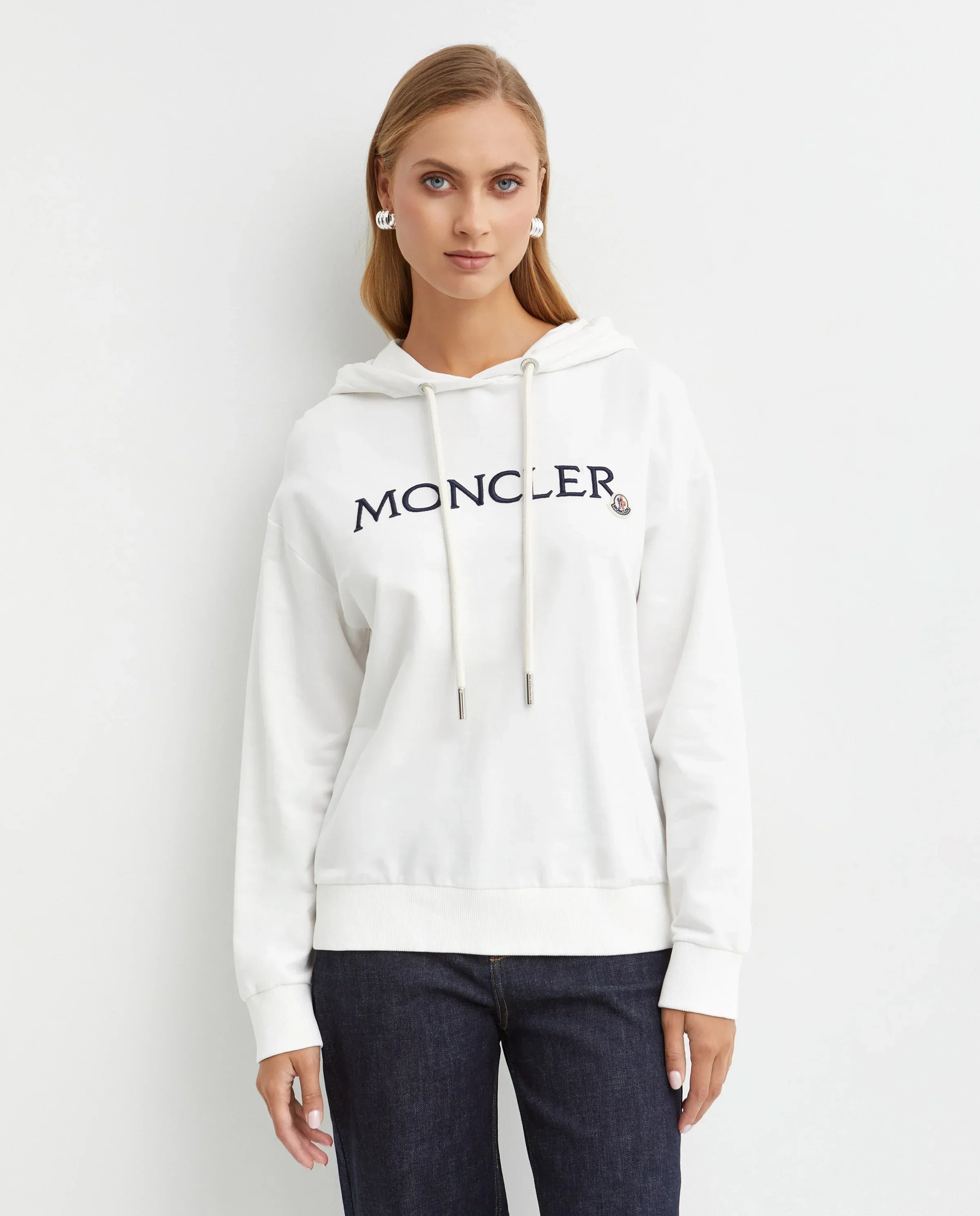 Biała bluza z logo - Image #0