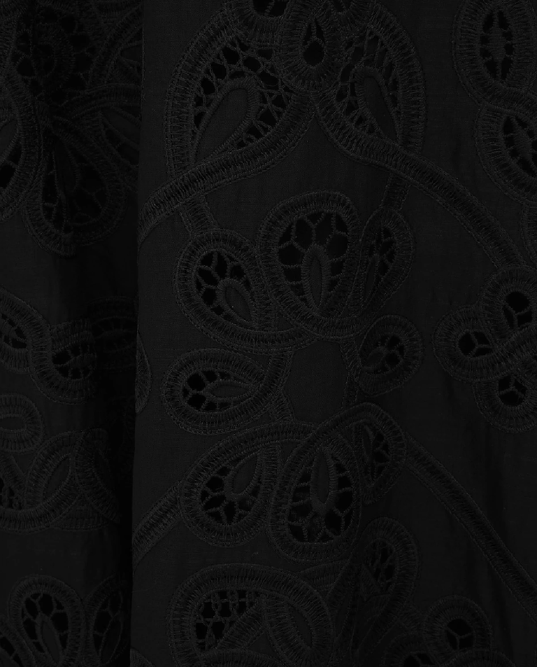Czarna spódnica Rhiannon z haftem - Image #5