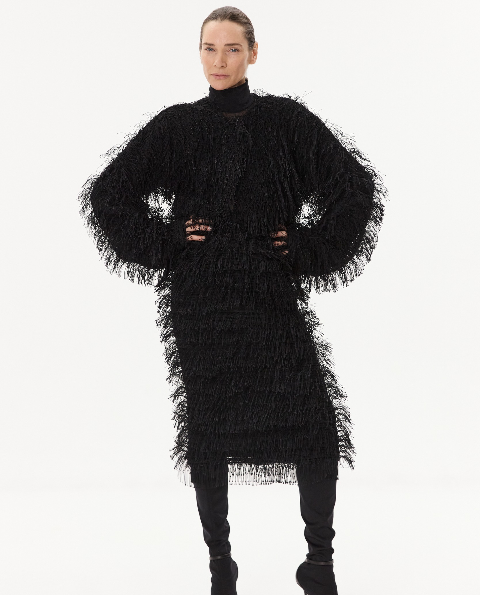 Krótka marynarka z frędzlami - Image #2