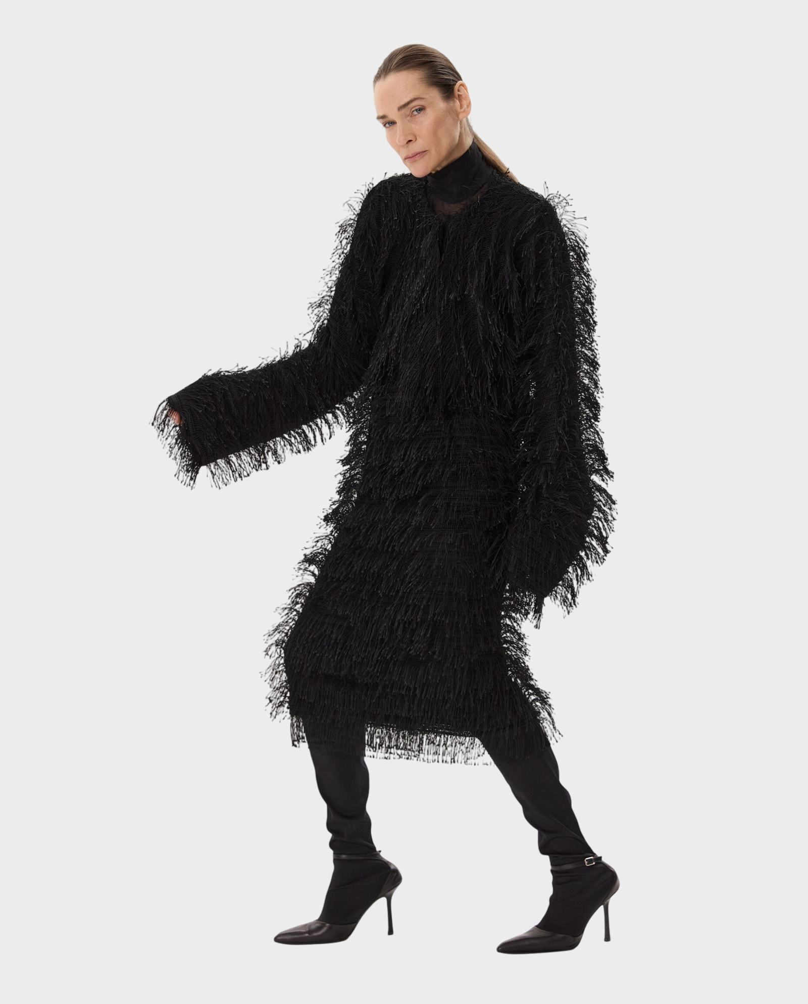 Krótka marynarka z frędzlami - Image #1