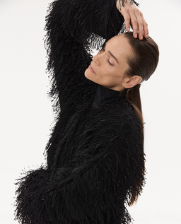 Krótka marynarka z frędzlami - Image #4