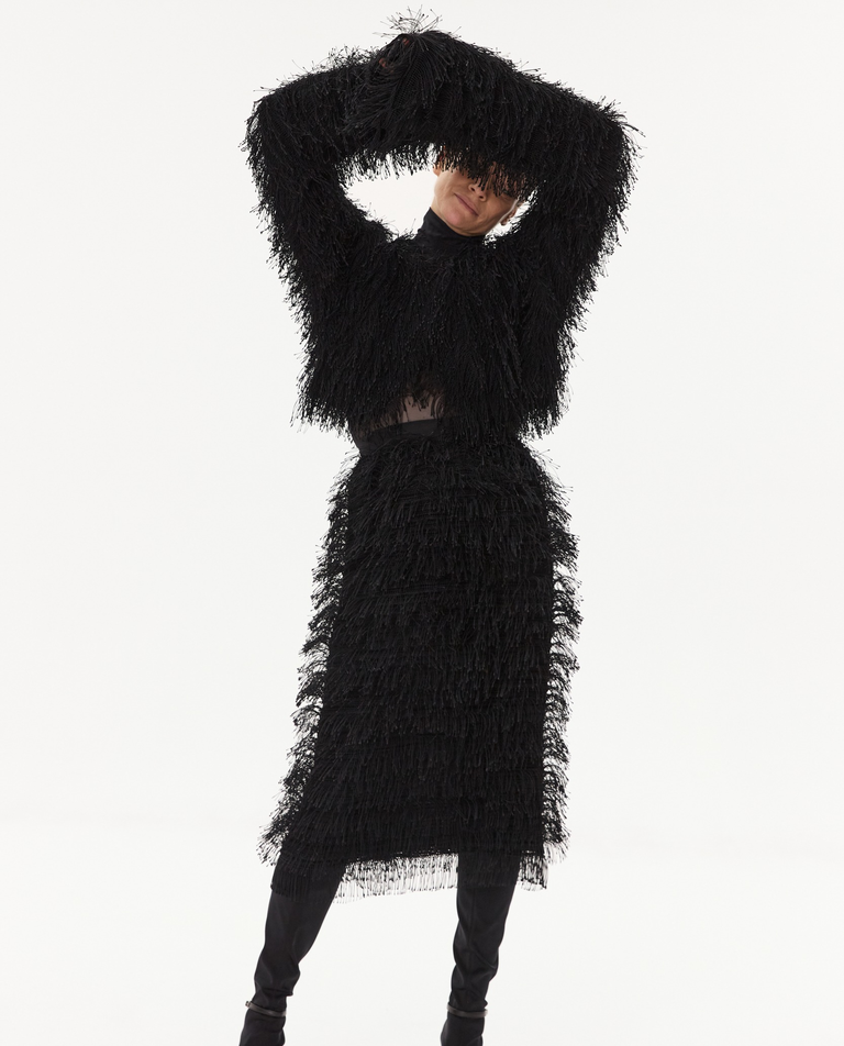 Krótka marynarka z frędzlami - Image #7