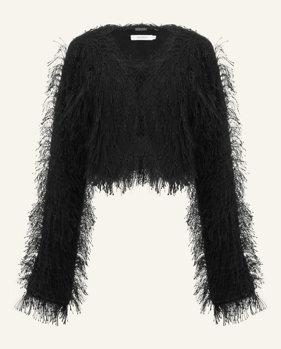 Krótka marynarka z frędzlami - Image #8