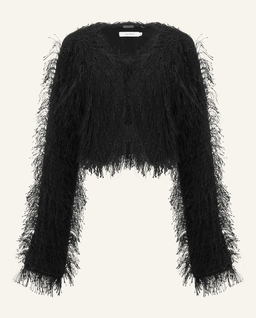 Krótka marynarka z frędzlami - Image #8