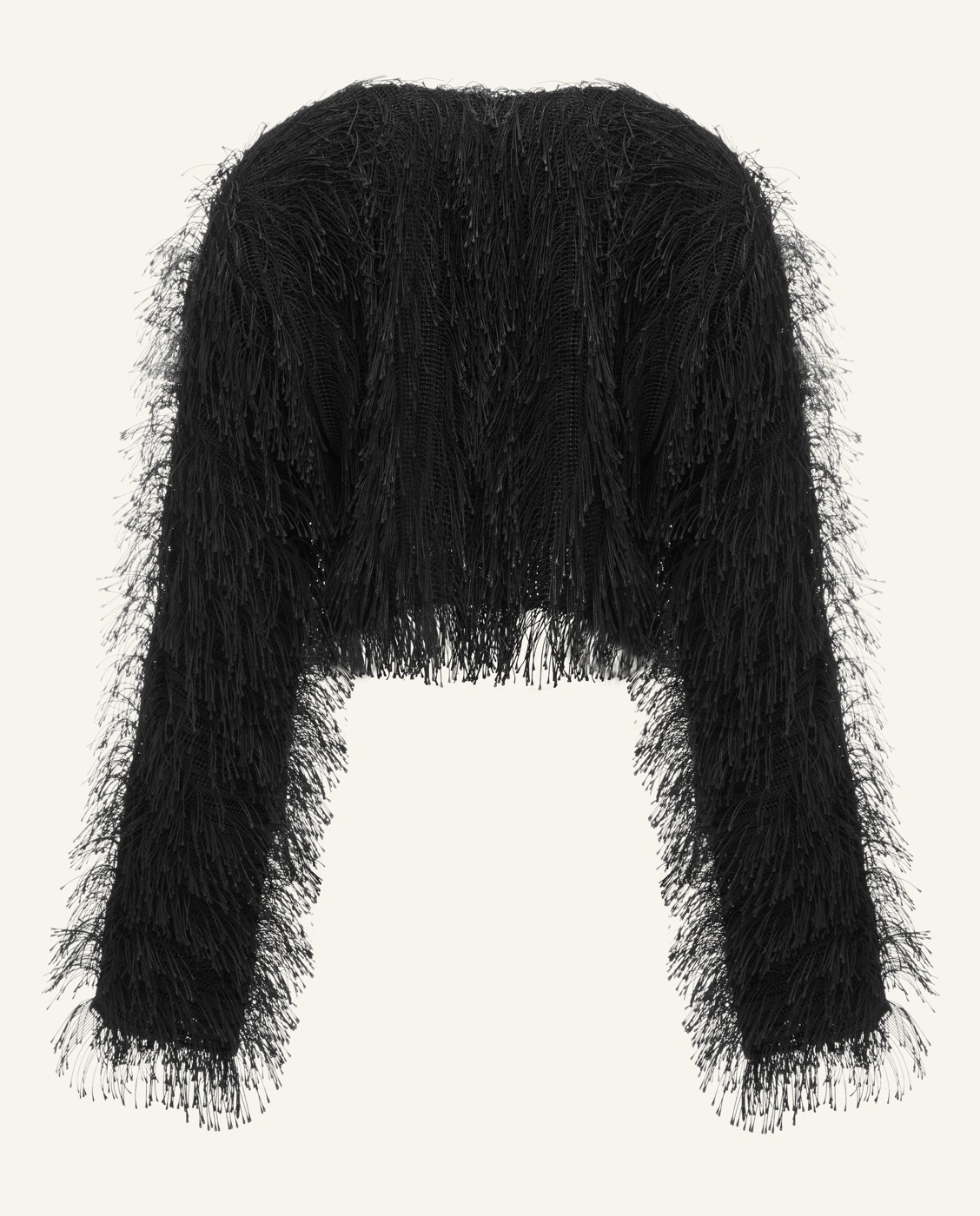 Krótka marynarka z frędzlami - Image #9