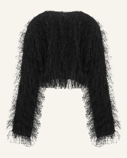 Krótka marynarka z frędzlami - Image #9