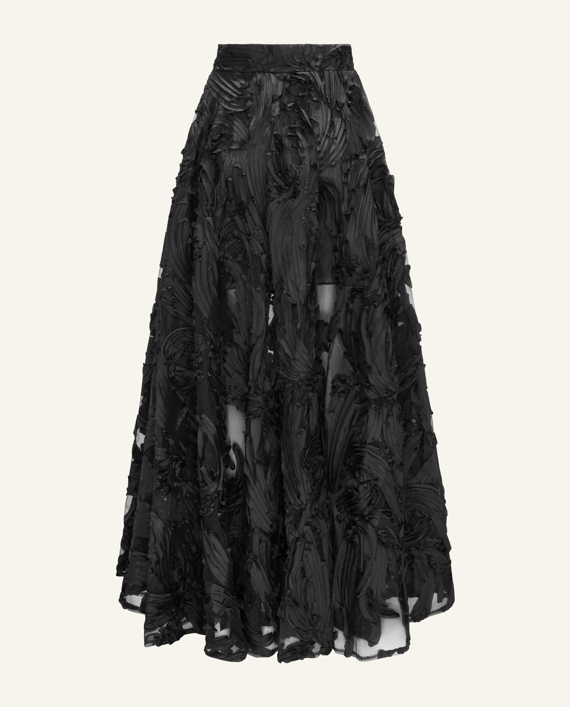 Czarna rozkloszowana spódnica - Image #9