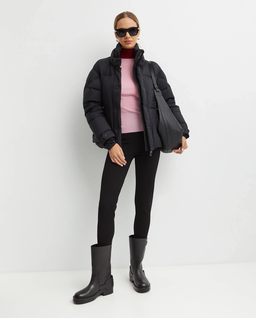 Czarna kurtka puchowa - Image #2