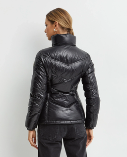 Czarna kurtka puchowa - Image #4