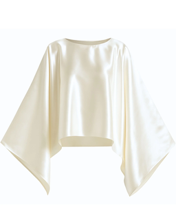 Jedwabna bluzka o kroju kimono - Image #1