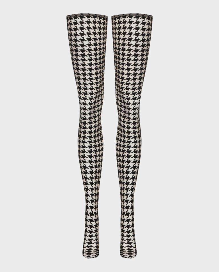 Pończochy z printem Oxford