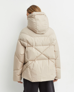 Beżowa kurtka puchowa - Image #3