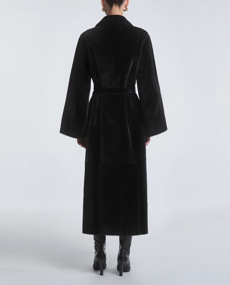 Czarny płaszcz Meret - Image #3