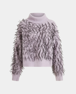 Fioletowy sweter Eldi - Image #1