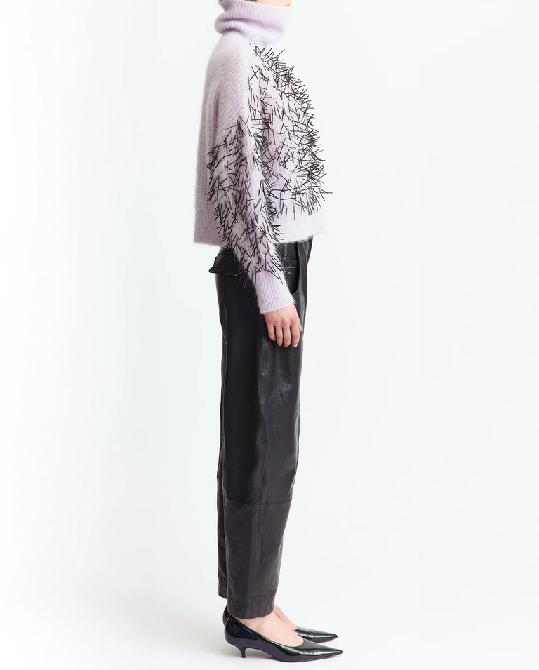 Fioletowy sweter Eldi - Image #2