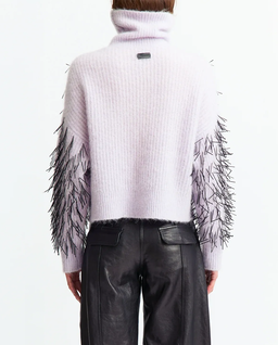 Fioletowy sweter Eldi - Image #3