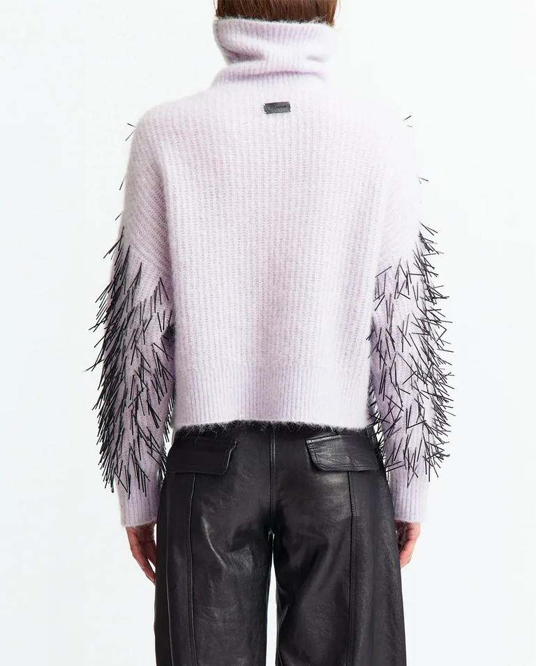 Fioletowy sweter Eldi - Image #3