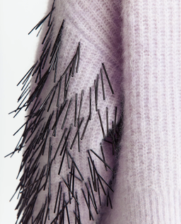 Fioletowy sweter Eldi - Image #4