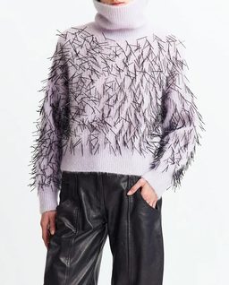 Fioletowy sweter Eldi - Image #0