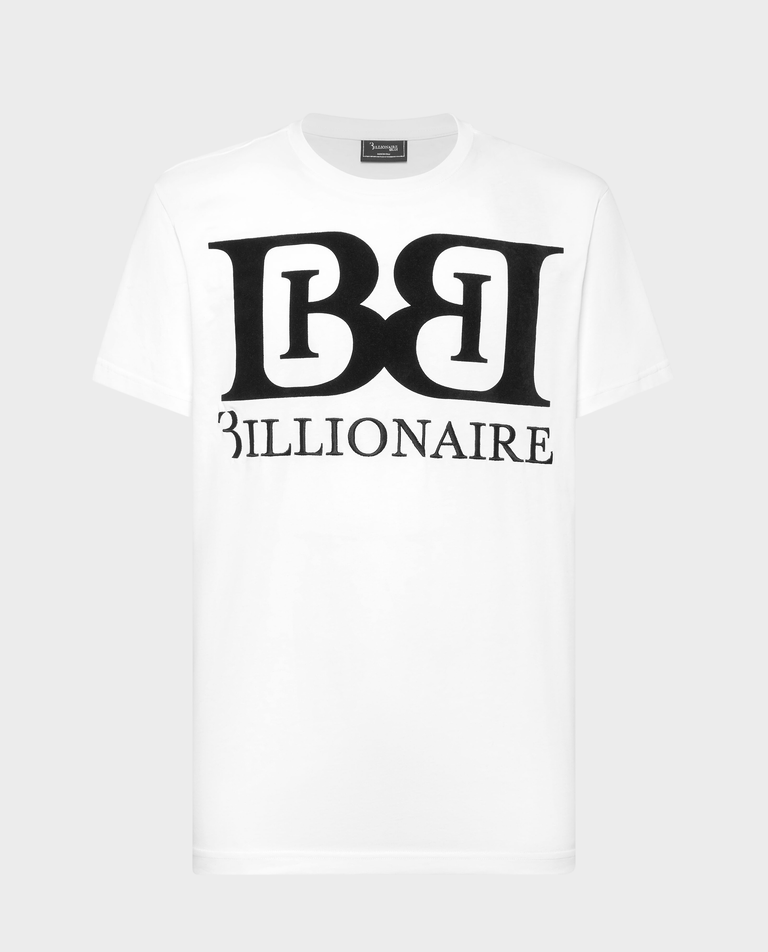 Biały t-shirt z grafiką