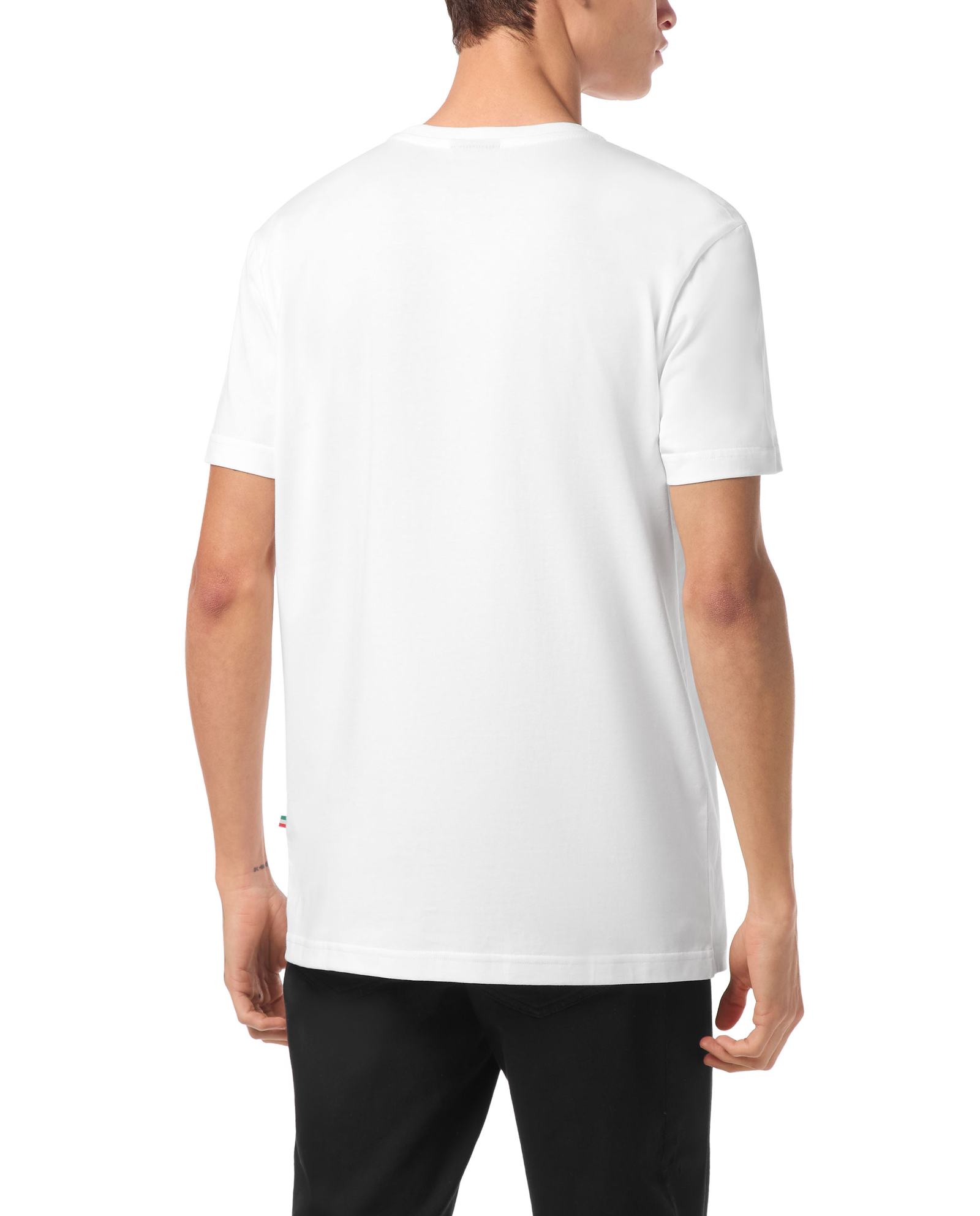 Biały t-shirt z grafiką - Image #1