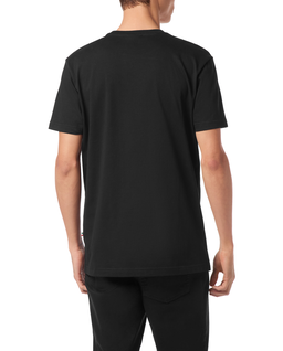 Czarny t-shirt z grafiką - Image #1