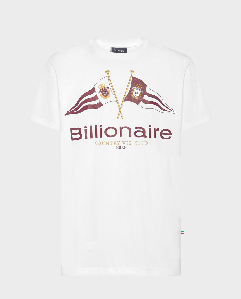 Biały t-shirt z grafiką