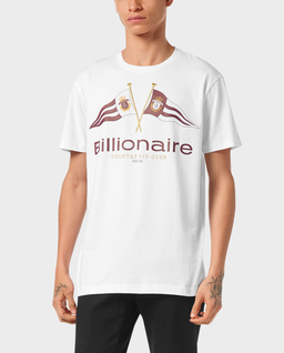 Biały t-shirt z grafiką - Image #0