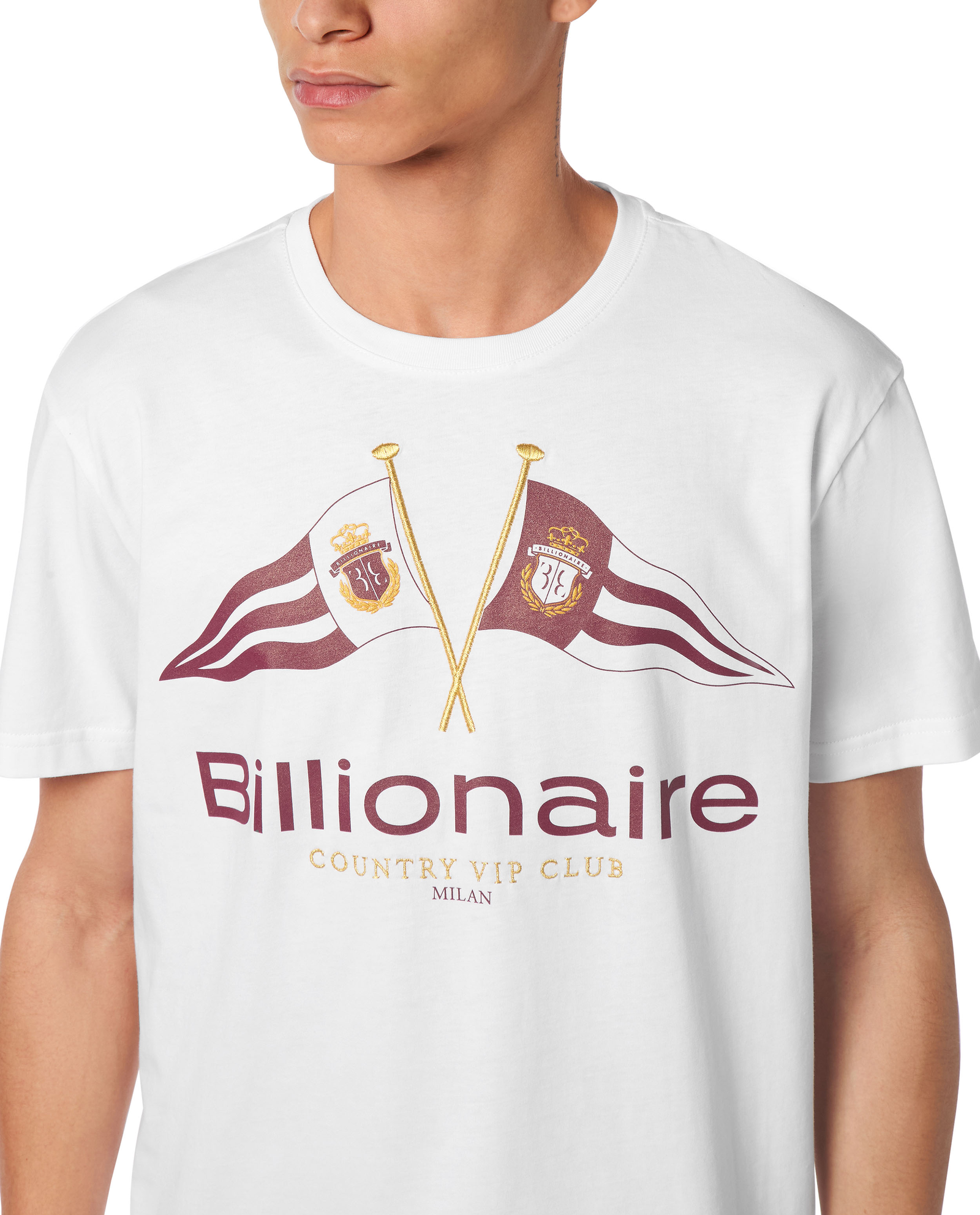 Biały t-shirt z grafiką - Image #2