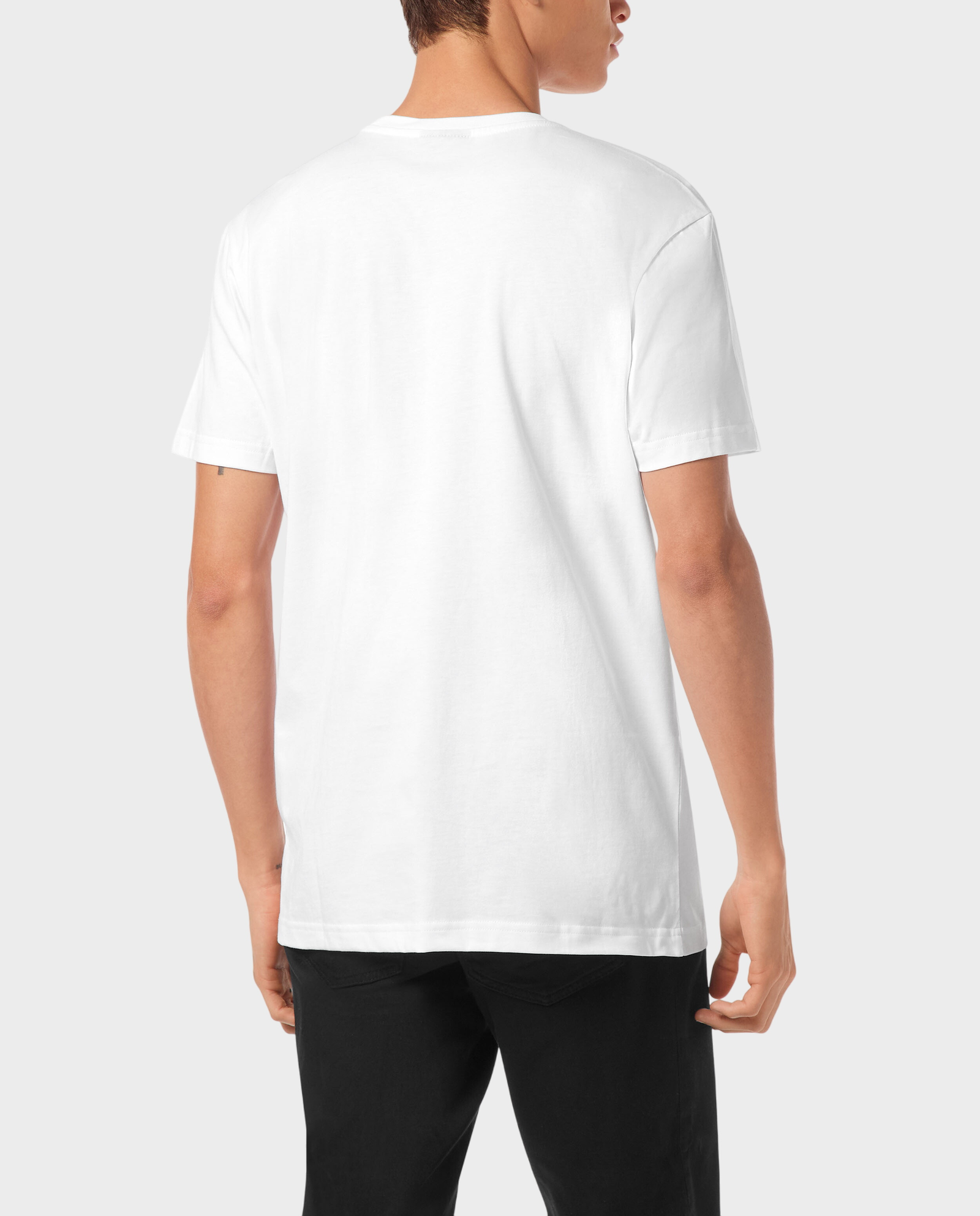 Biały t-shirt z grafiką - Image #1