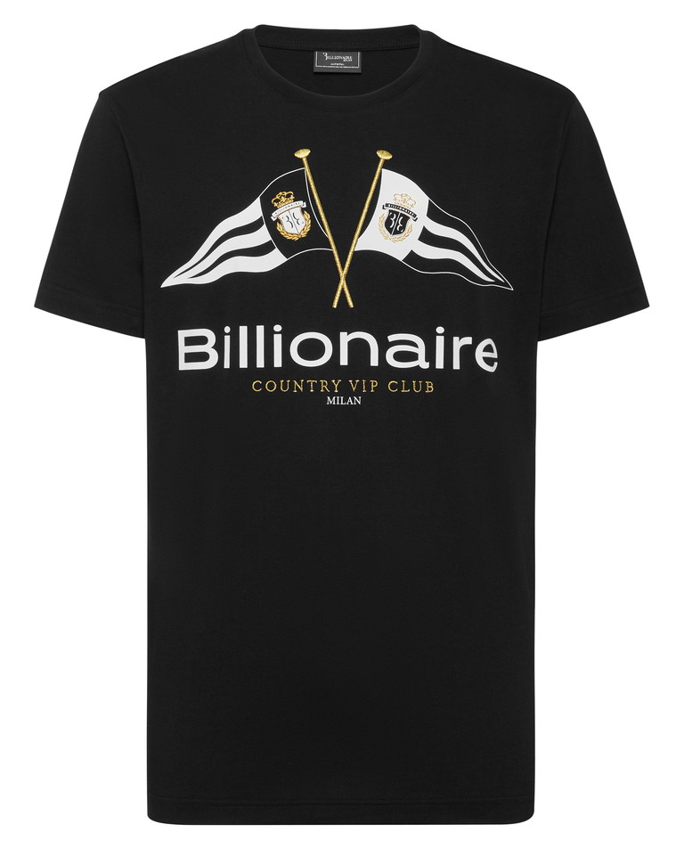 Czarny t-shirt z grafiką - Image #3