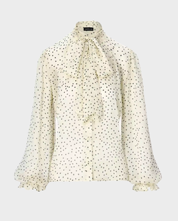Jedwabna koszula w kropki - Image #2
