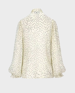 Jedwabna koszula w kropki - Image #3