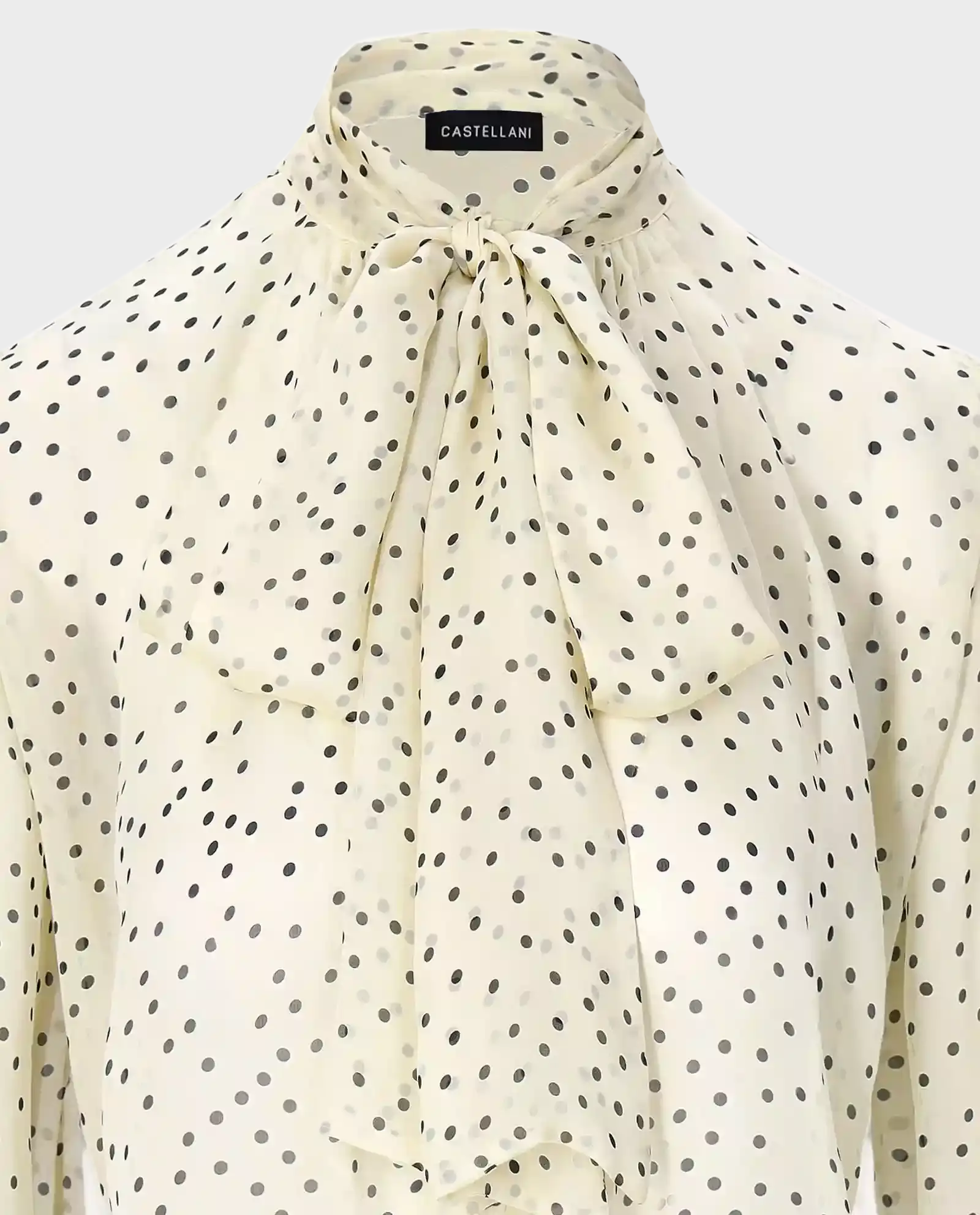 Jedwabna koszula w kropki - Image #4