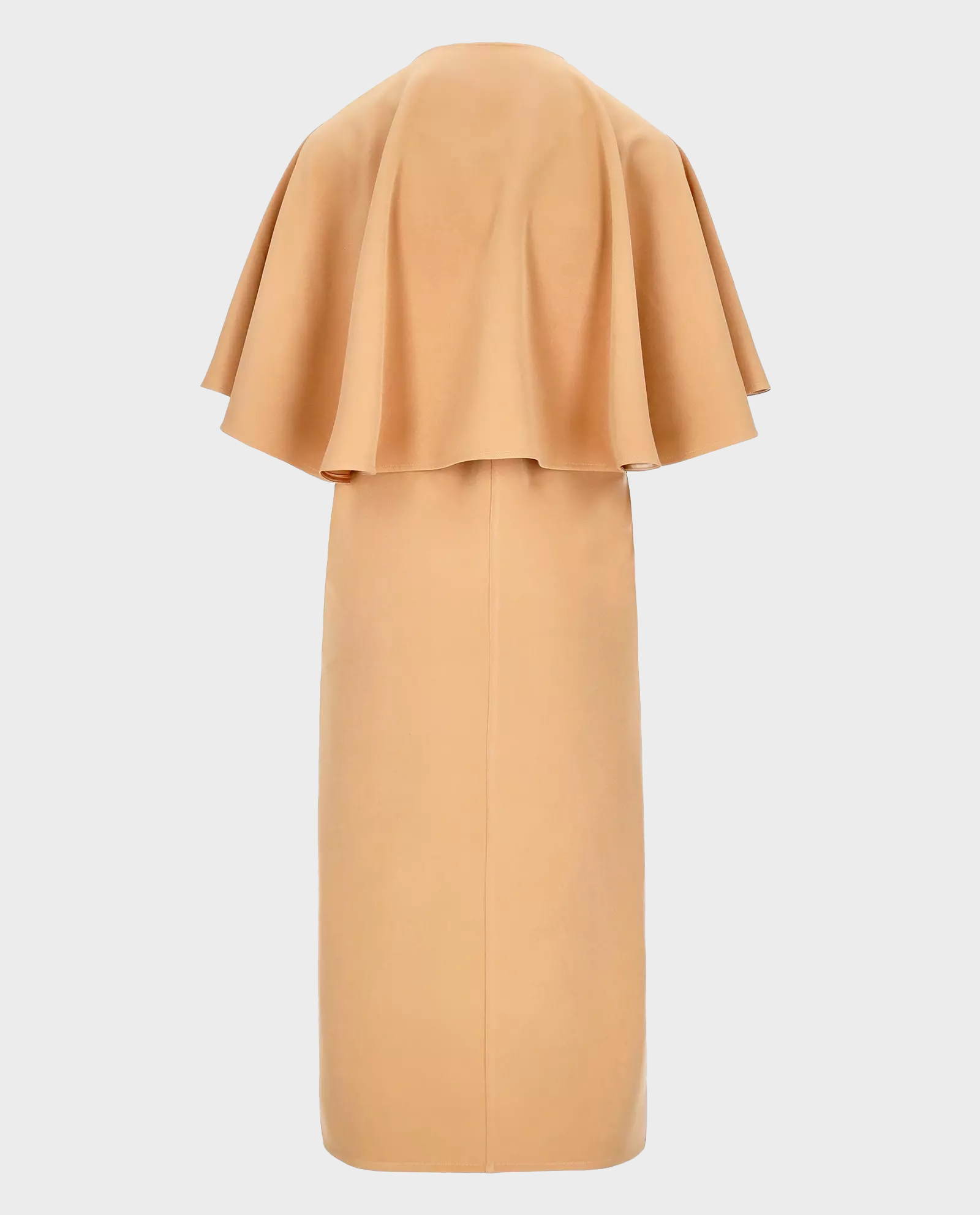 Beżowa sukienka z peleryną Ara - Image #4