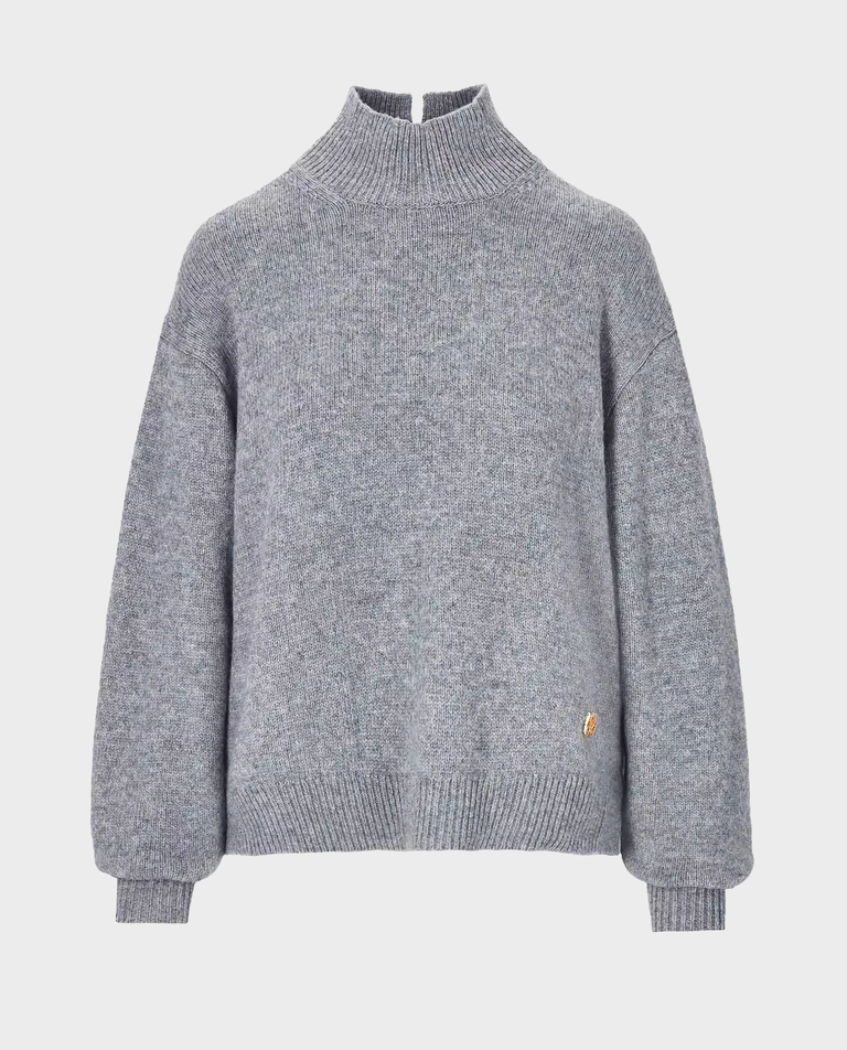 Szary golf z wełny i kaszmiru Albane - Image #3