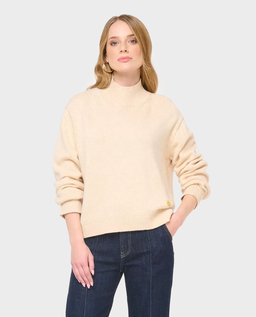 Beżowy golf z wełny i kaszmiru Albane - Image #0