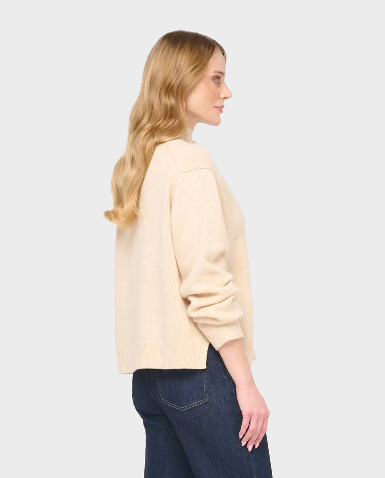 Beżowy golf z wełny i kaszmiru Albane - Image #2