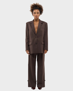 Brązowa marynarka oversize - Image #2