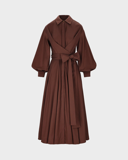 Koszulowa midi sukienka Marrona - Image #1