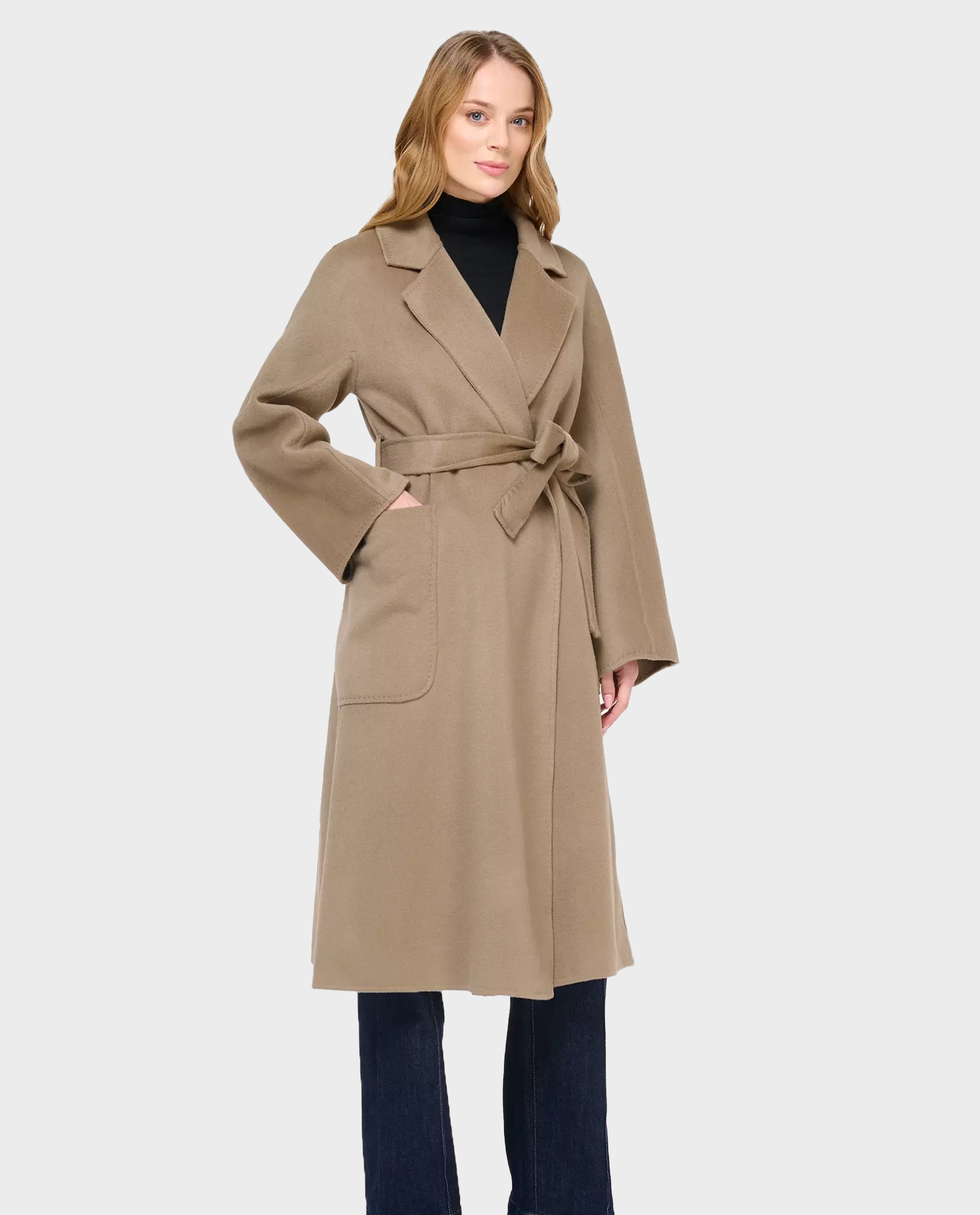 Wełniany płaszcz Brevi - Image #2