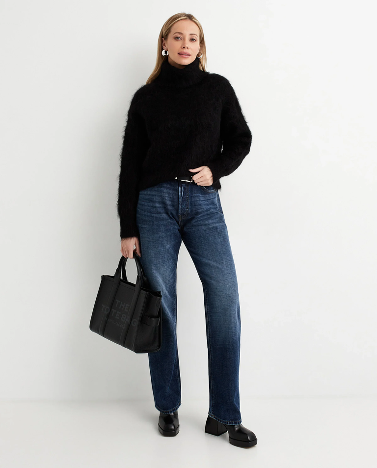 Granatowe jeasny Straight Fit - Image #2