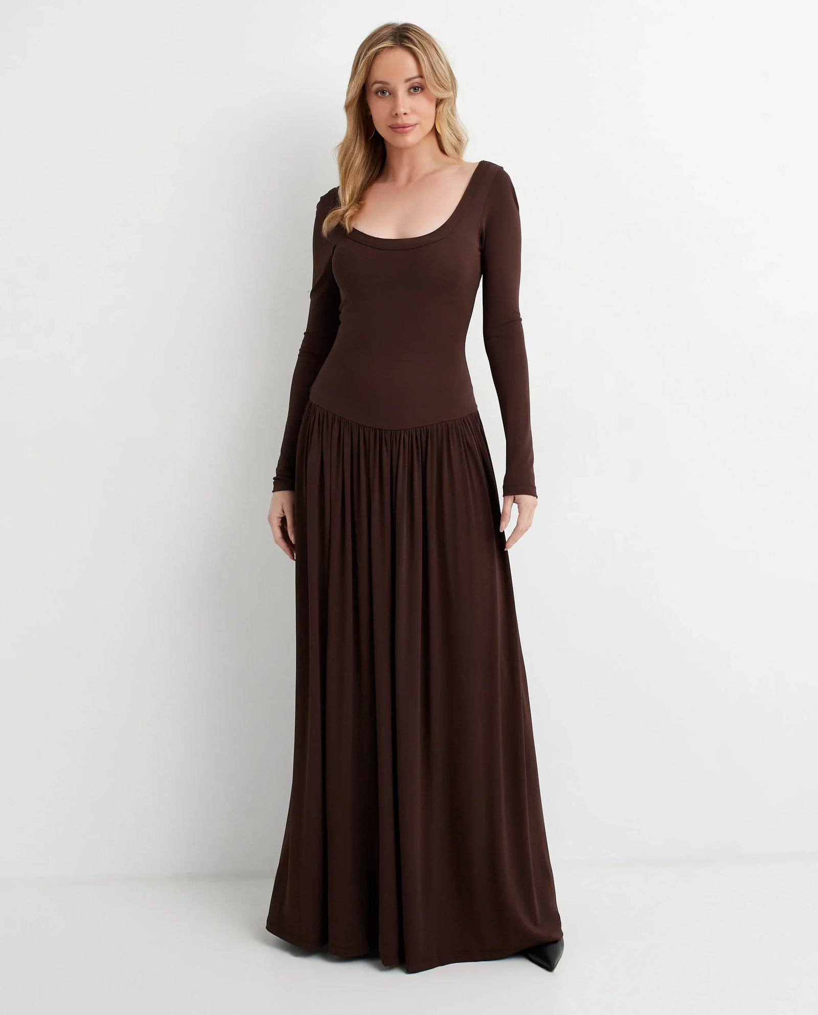 Brązowa sukienka Muse maxi - Image #2