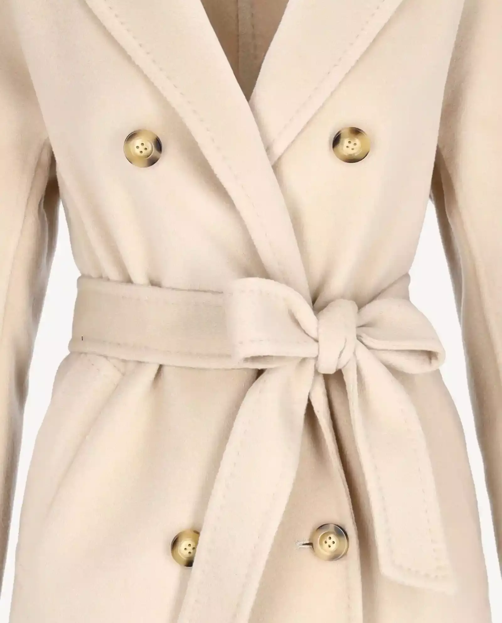 Beżowy płaszcz z wełny i kaszmiru Pako - Image #2